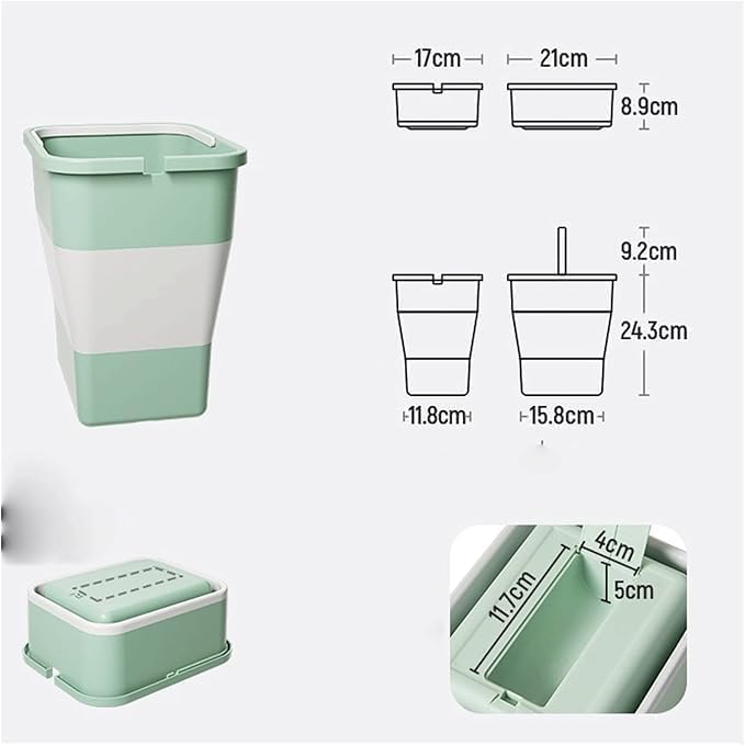 Silicone Collapsible Car Trash Bin