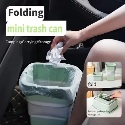 Silicone Collapsible Car Trash Bin